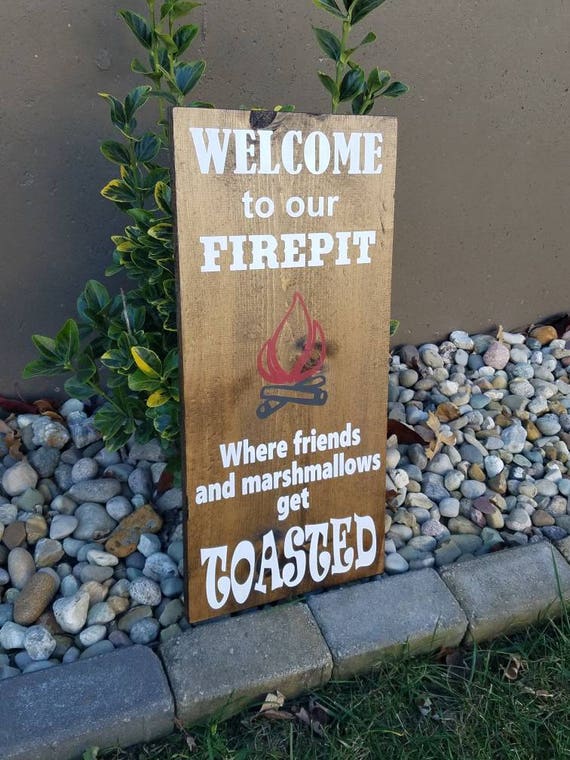 Firepit Sign Fall Sign Funny Fall Sign Patio Sign Funny Fall Etsy
