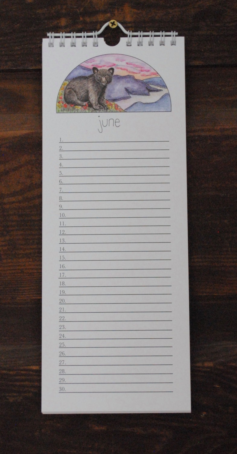 Perpetual Calendar for Birthdays and Anniversaries Etsy
