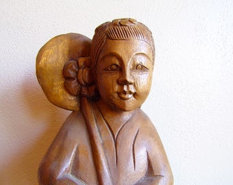 木彫りの女性像 (8) - Etsy 日本