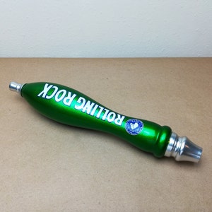 Single Beer Tap Handle | You Pick from Assorted Brands | Vintage Breweriana | Kegerator & Home Bar Decor Rolling Rock