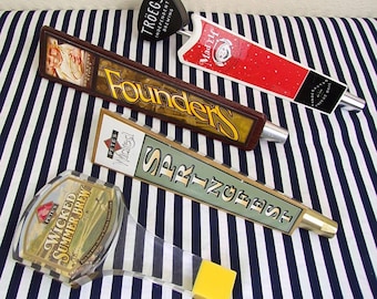 Vintage Beer Tap Handle: Troegs Mad Elf, Founders, Night Shift