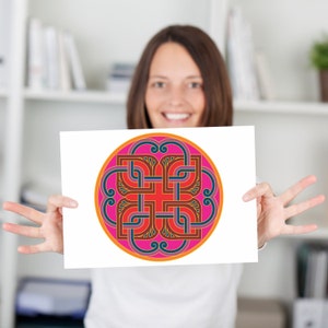 PRINTABLE Mandala Coloring Page Ornamental  Coloring - Complex Patterns - 003A