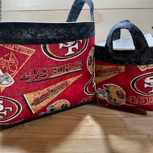 Basket ~ Organizer made with San Francisco 49ers Fabric