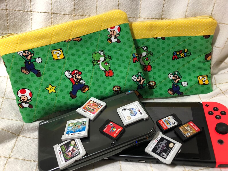 Nintendo 3DS XL or Switch Case Super Mario World Green Etsy