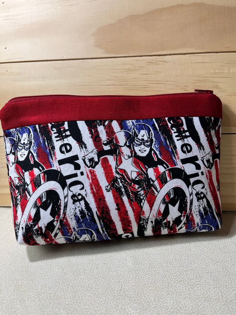 Marvel Captain America Cosmetic | Make Up | Travel Bag bild 3
