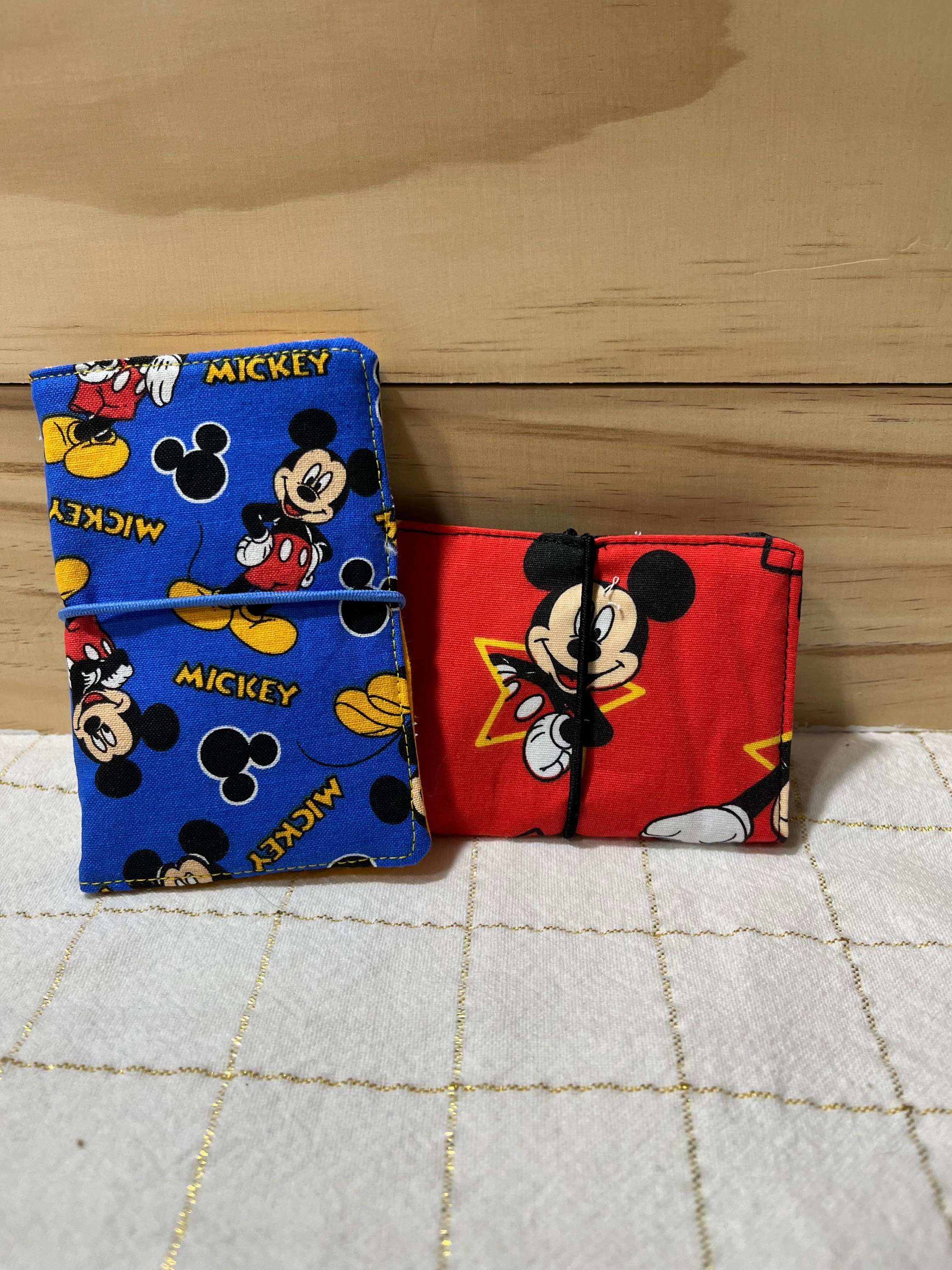 Mickey Mouse Credit Card Holder Business Card Holder Wallet - Etsy