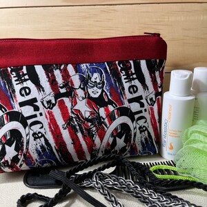 Marvel Captain America Cosmetic | Make Up | Travel Bag bild 1