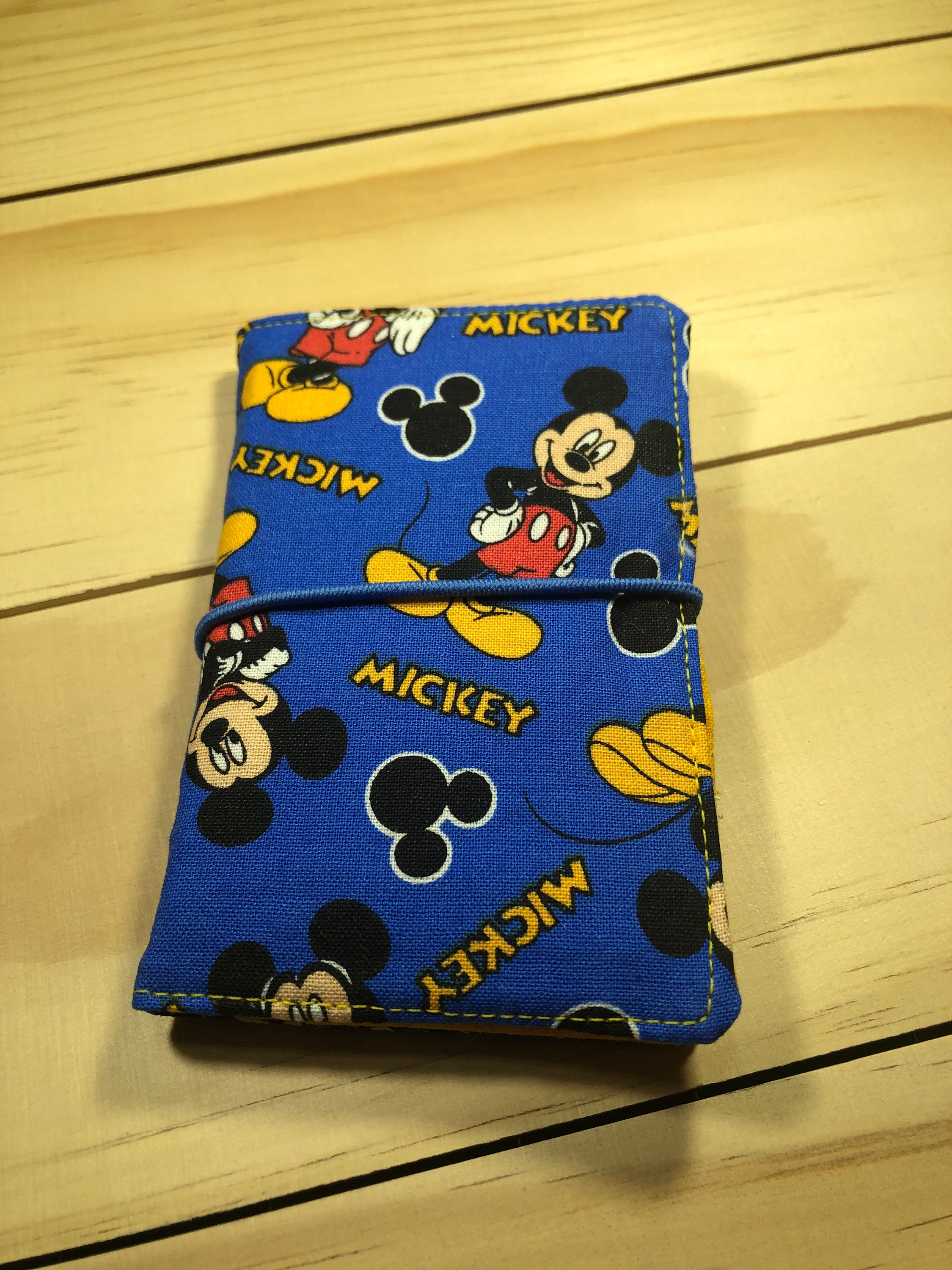 Mickey Mouse Credit Card Holder Business Card Holder Wallet - Etsy