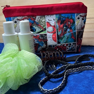 Spiderman Cosmetic | Make-Up | Travel | Accessory | All-Purpose Bag | Case | Pouch