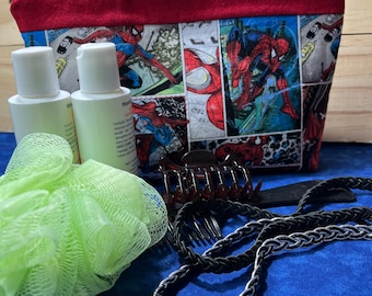 Spiderman Cosmetic | Make-Up | Travel | Accessory | All-Purpose Bag | Case | Pouch