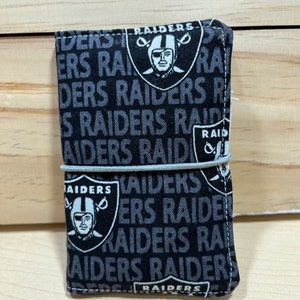 Credit Card Holder | Business Card Holder | Wallet made with Las Vegas Raiders Fabric
