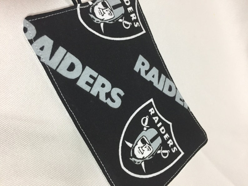 Oakland Raiders Credit Card Business Card Holder Wallet Etsy Oakland Raiders Credit Card Business Card Holder Wallet Etsy