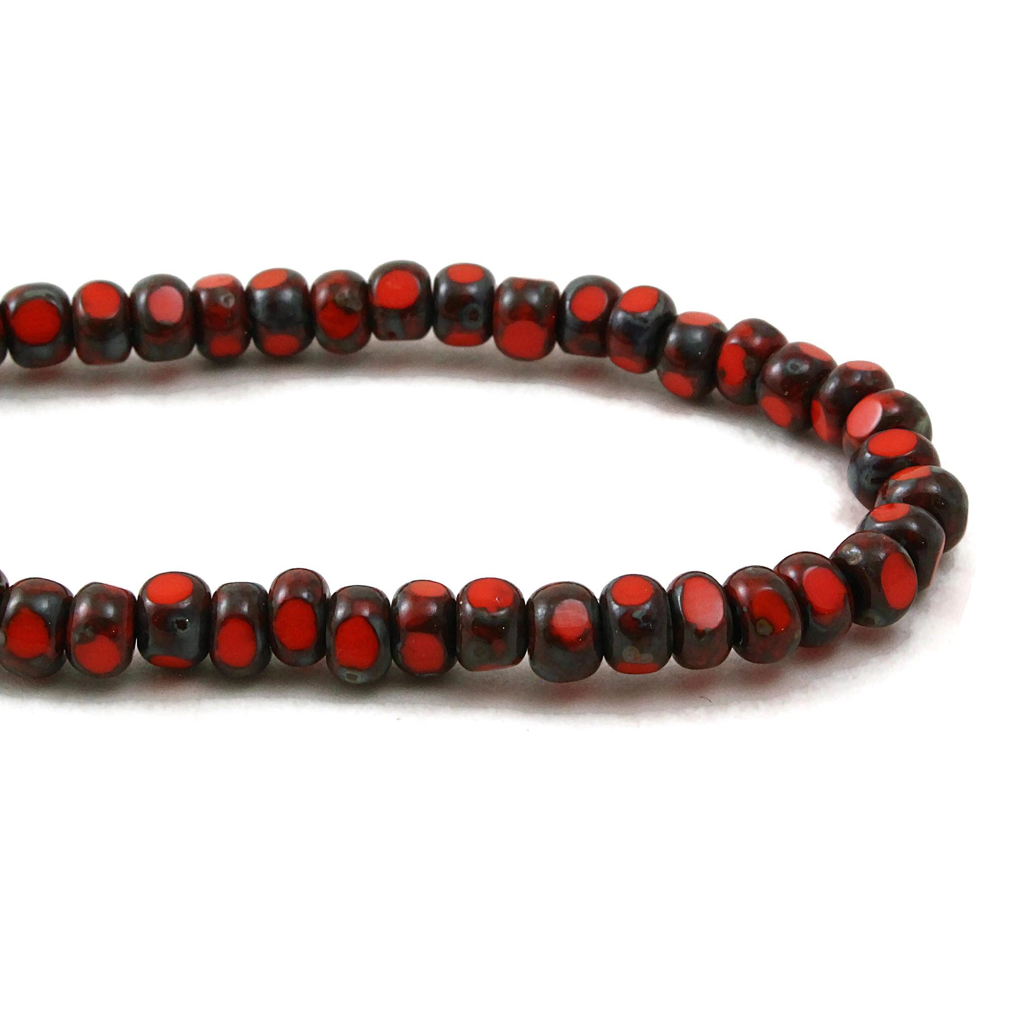 チェコガラス 6/0 (4 x 3 mm) スリーカット トリカ ファセット シード