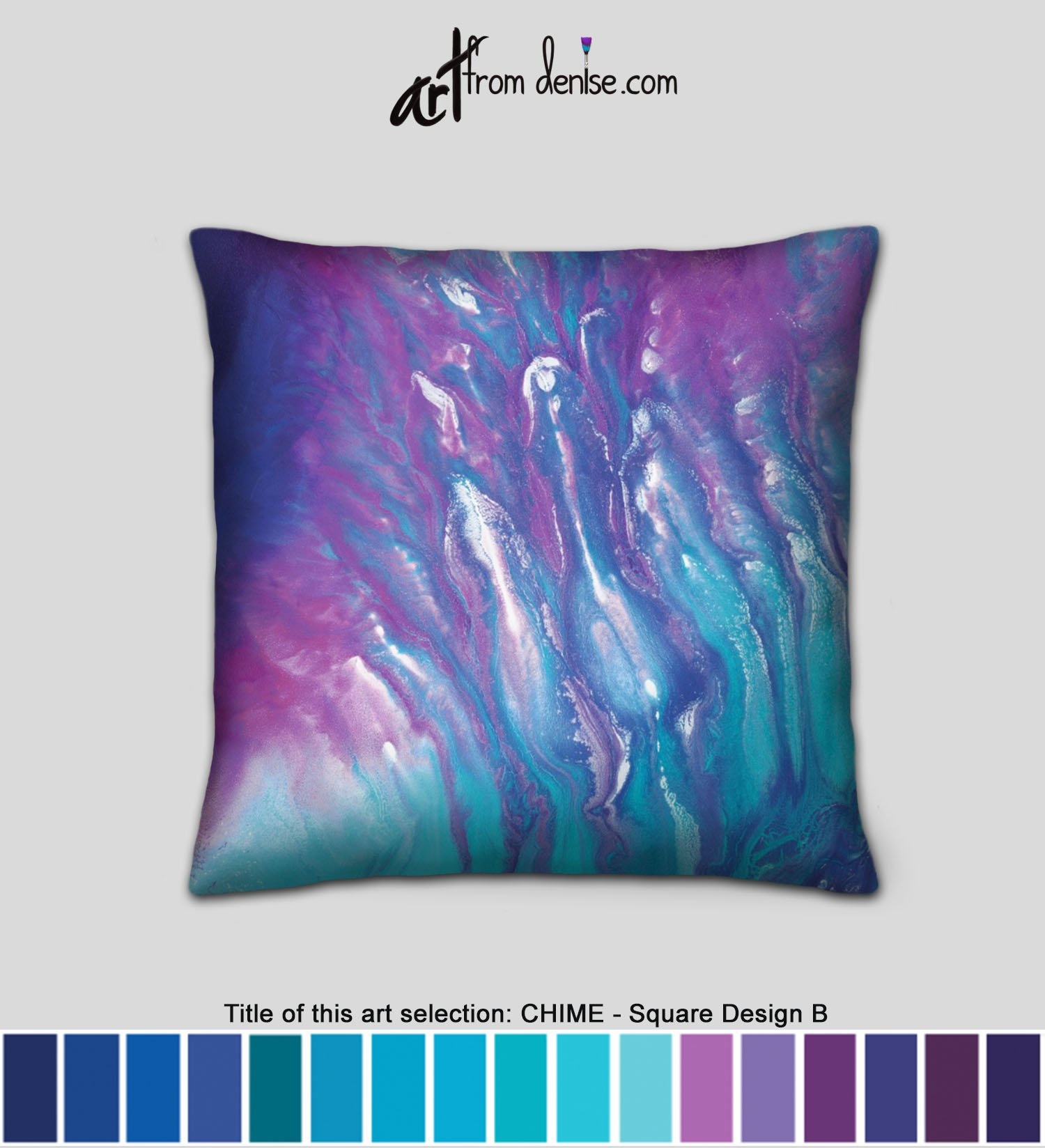 Modern Aqua Blue Pink Purple Throw Pillows or Abstract Covers Colorful Throw Pillows for Bed Decor Couch or Large Outdoor Sofa Cushions Etsy Canada