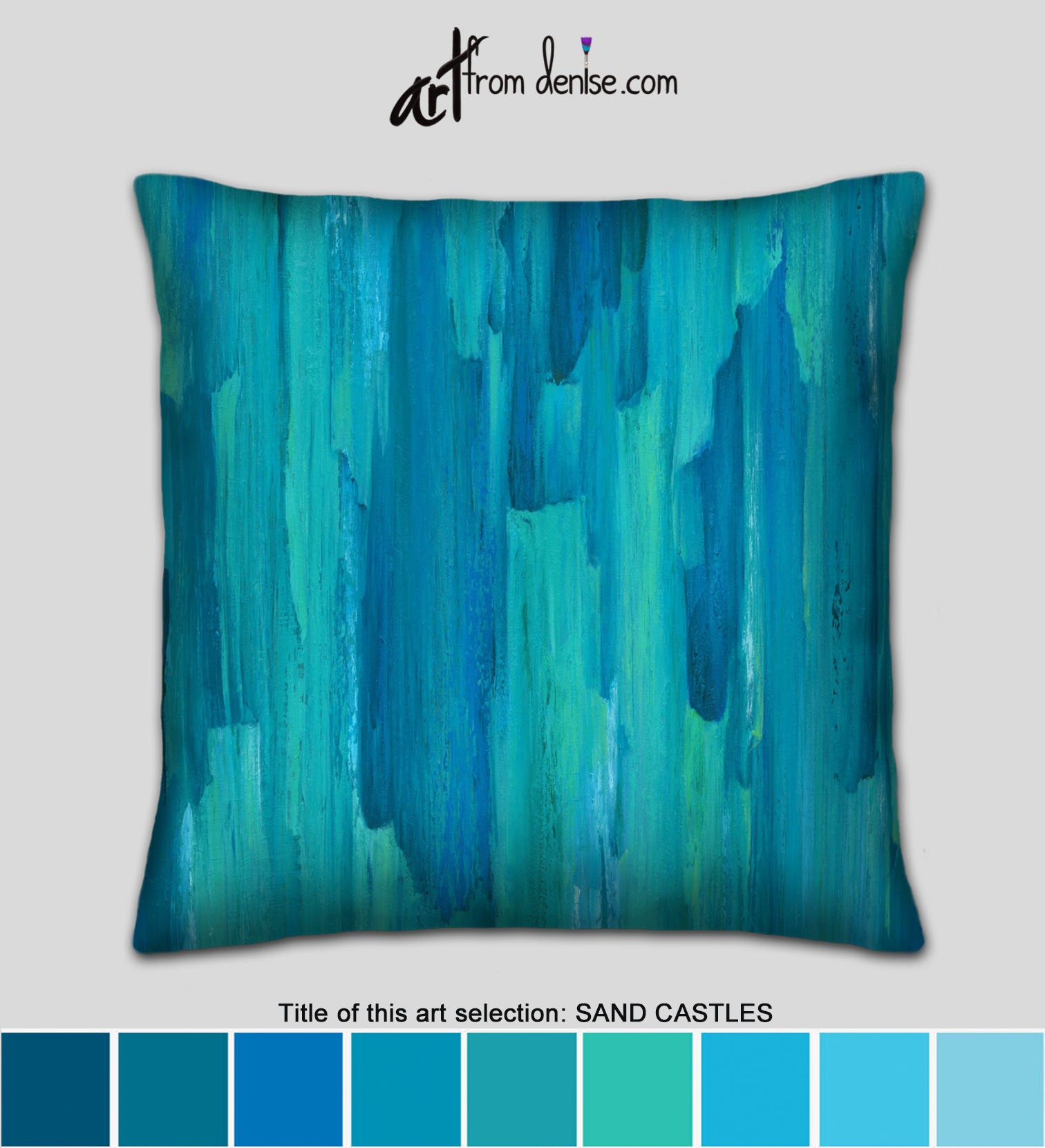 abstract couch pillows