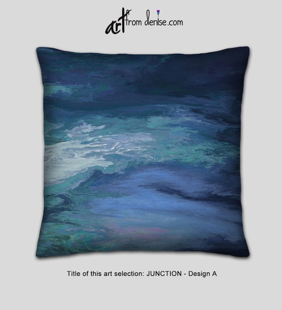 Teal and gray best sale pillows
