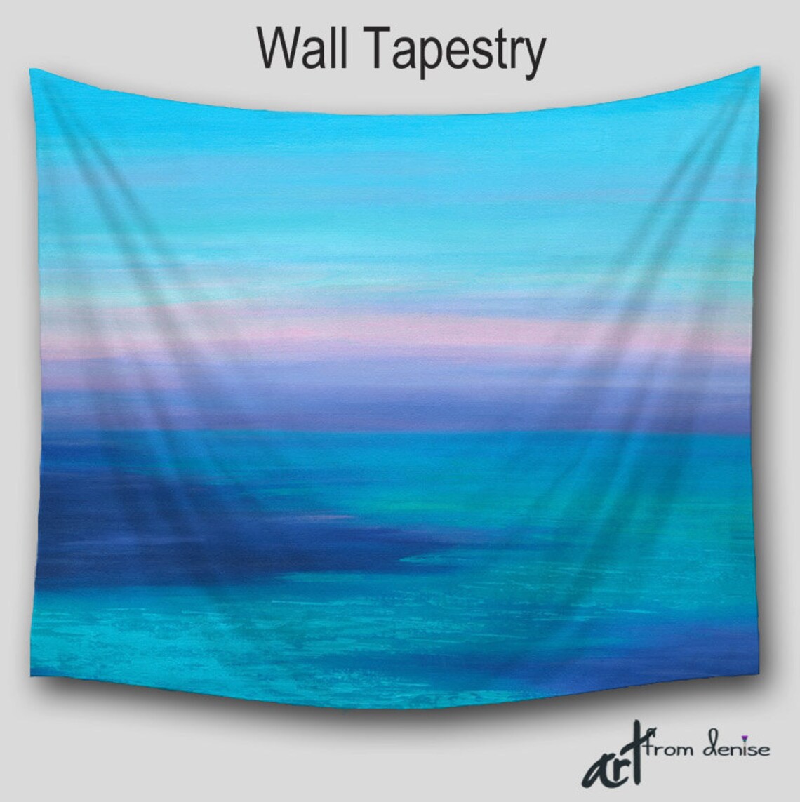 Wall Hanging Coastal Beach Decor Sunset Seascape Wall Etsy