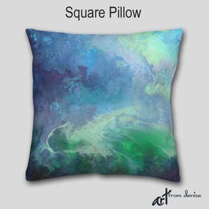 Wall Tapestry Hanging Abstract Art Blue Green Teal Violet - Etsy