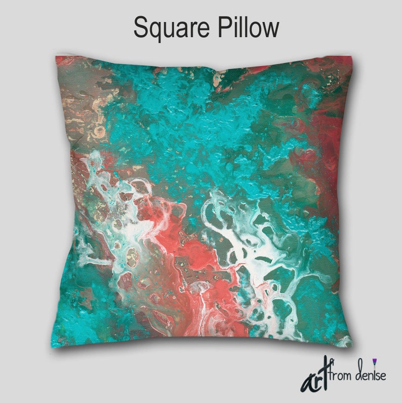 Solid Color Pillow Shams Teal Coral Gray Turquoise Taupe Etsy