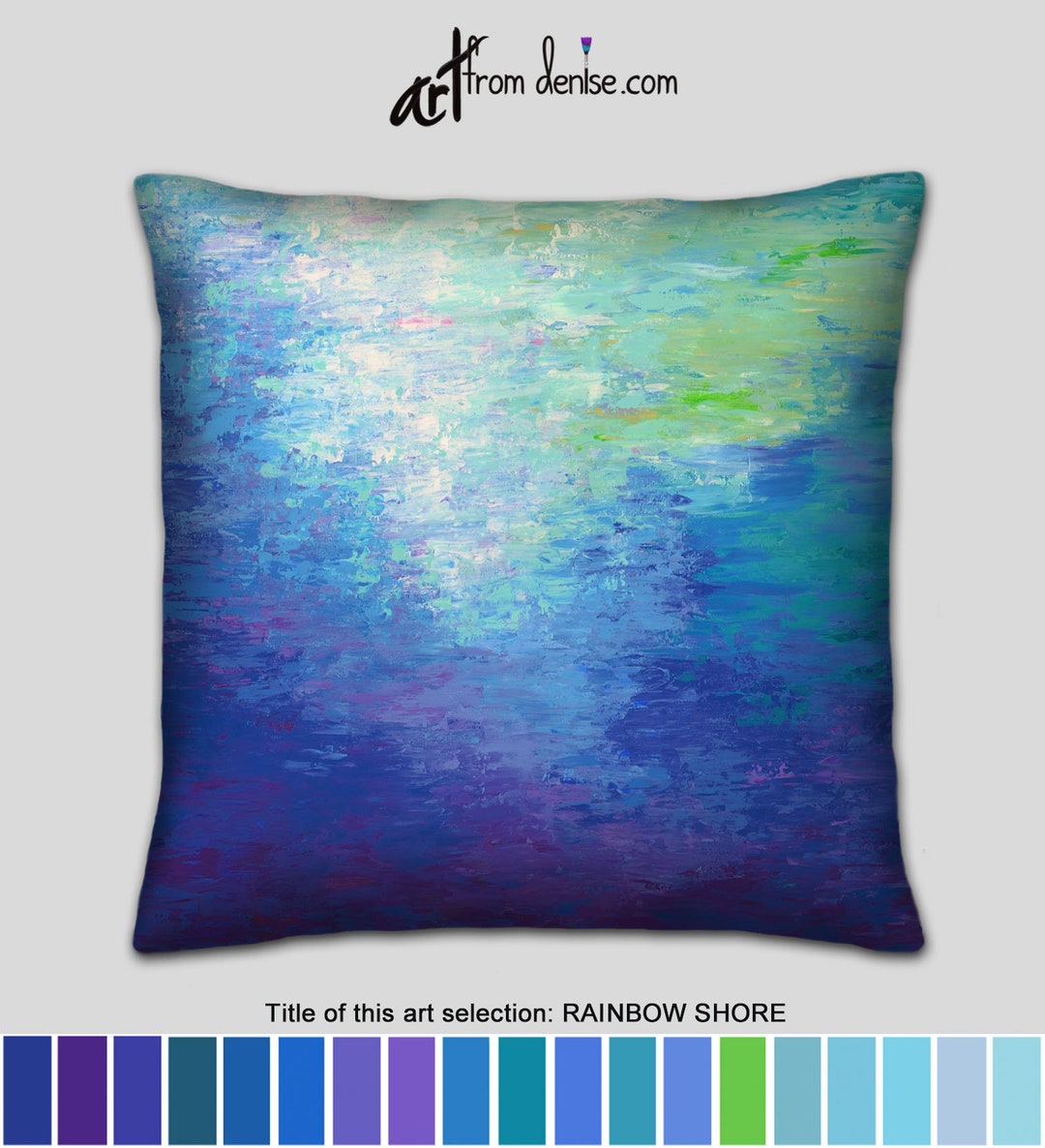 Colorful Throw Pillows for Bed Decor Couch Pillows Set or Etsy