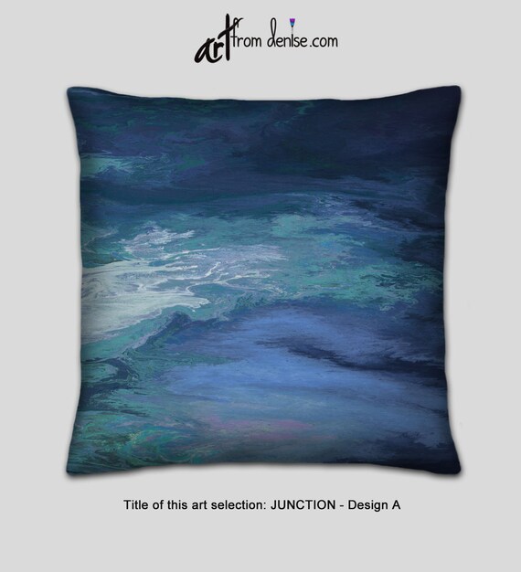 Navy Blue Throw Pillows Abstract Decorative Pillows for Bed Decor Couch Pillows Set Sofa Cushion Covers or Blue Outdoor Pillows Etsy Canada