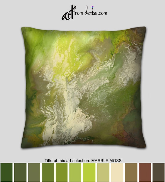 Green throw pillows for bed sale