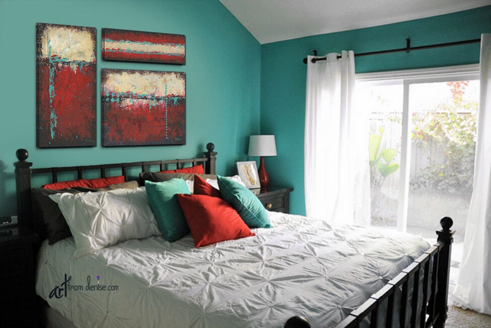 Teal pillows for bed shop