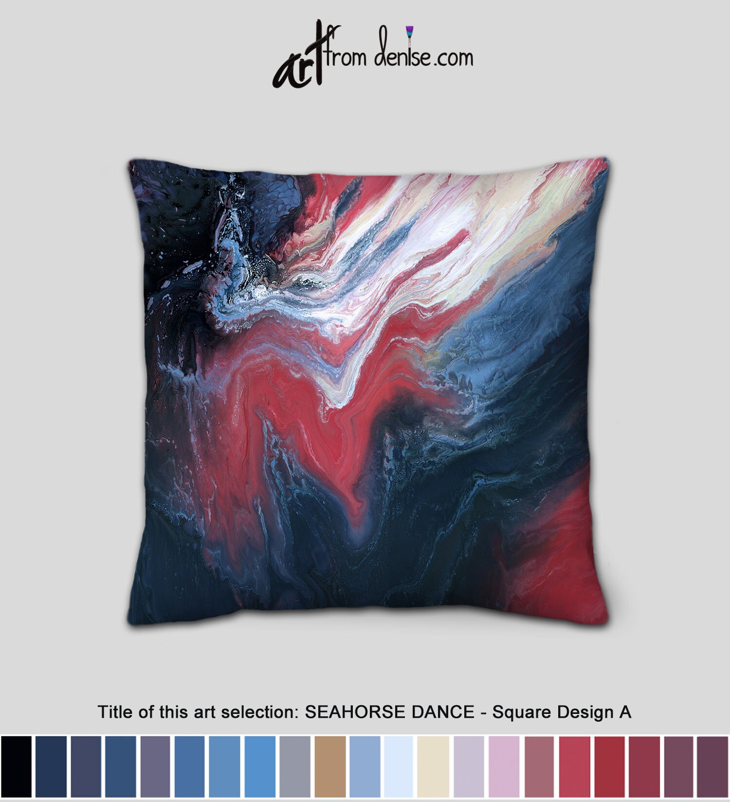 Red and navy throw pillows deals