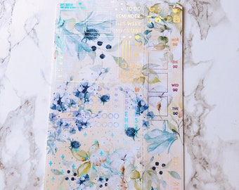 Soft Breeze Hobonichi Weeks Ultimate Sticker Kit - 15 Foil Options | Foiled Stickers | Planner Stickers | Weekly Stickers