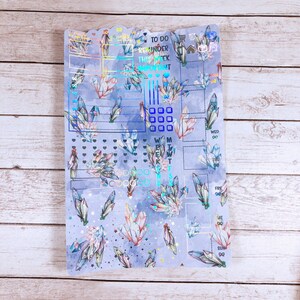 Crystallized Hobonichi Weeks Ultimate Sticker Kit - 15 Foil Options | Foiled Stickers | Planner Stickers | Weekly Stickers