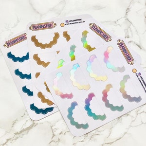 Adesivos de planejador recortados frustrados - corte de beijo, adesivos de calendário, adesivos de planejador de vida, scrapbooking, adesivos de eventos
