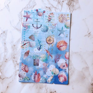 Beach Vibes Hobonichi Weeks Ultimate Sticker Kit - 15 Foil Options | Foiled Stickers | Planner Stickers | Weekly Stickers