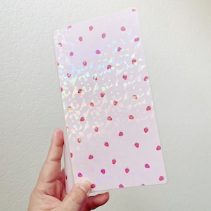 Scattered Strawberries Foiled Hobonichi Sticker Album