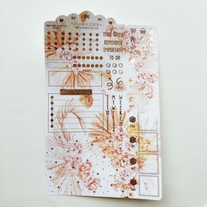 Desert Vibes Hobonichi Weeks Ultimate Sticker Kit - 15 Foil Options | Foiled Stickers | Planner Stickers | Weekly Stickers