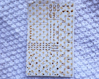 Dandelions Hobonichi Weeks Ultimate Sticker Kit - 15 Foil Options | Foiled Stickers | Planner Stickers | Weekly Stickers