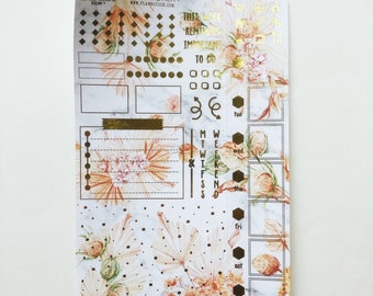 Oasis Hobonichi Weeks Ultimate Sticker Kit - 15 Foil Options | Foiled Stickers | Planner Stickers | Weekly Stickers