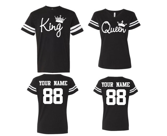 King & Queen - Couple Cotton Jerseys – Couples Apparel