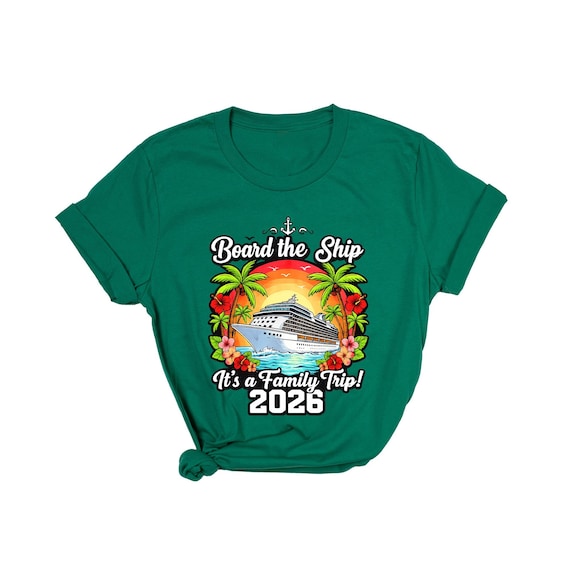 Custom Family Cruise T-Shirts, Matching Group Vacation Tees