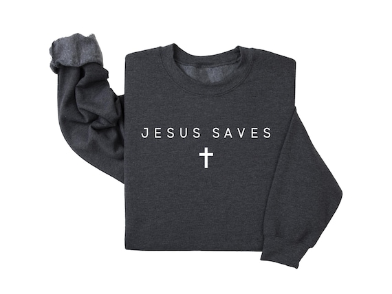 Jesus sweatshirt. Christian Gift, Faith sweatshirt, Jesus Hoodie, Bible Verse Crewneck. christian sweatshirt