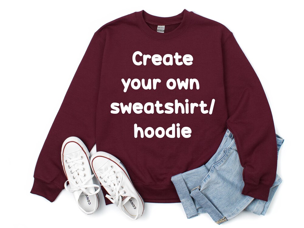 Custom Sweatshirt, Personalized Writing Saying Sweatshirt. Custom Logo Sweatshirt, Custom Crewneck, Custom Family Sweatshirt Lulus77 Onlyshirt