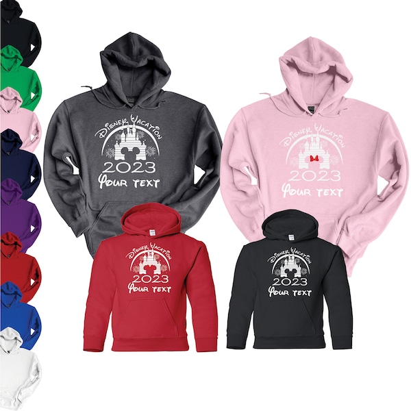 Family hoodies 2023 or 2024 vacation personalized Family family hoodies, custom Family trip hoodies, Family family vacation hoodie.