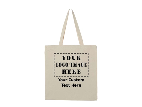 Custom  Tote Bag, personalized Tote Bags with Logo Design Your Own Image Custom Bag