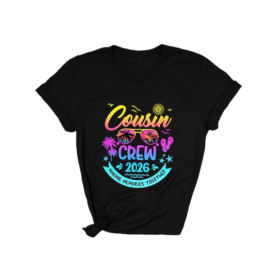 Custom Cousin Crew Shirts, Matching Family Reunion T-Shirts