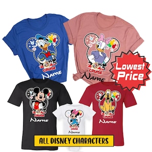 Disney cruise family shirts, Disney shirts, Disney cruise t shirts 2025, Disney trip shirt, Disney world shirt, Disney vacation. Lulu S07