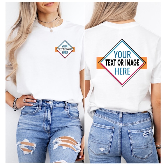 Custom Company Logo T-shirts, Custom T-shirts, Personalized Logo shirts, Custom Double Sided Print Shirts, Custom Text Shirts. Lulu79