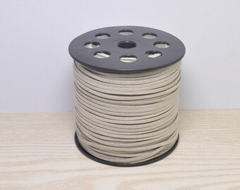 100Yards Faux Suede Leather Cord 2.5mm,Bracelet Necklace Making,Leather String Cord Supply,Faux Vegan Suede Lace Jewelry Craft A08#