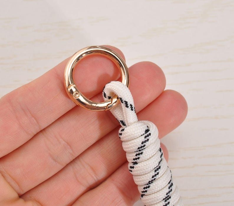 Keychain Y2k Rope 1-100pcs,y2k Knot Rope Bag Charm,paracord Charm Bag Keychain ...