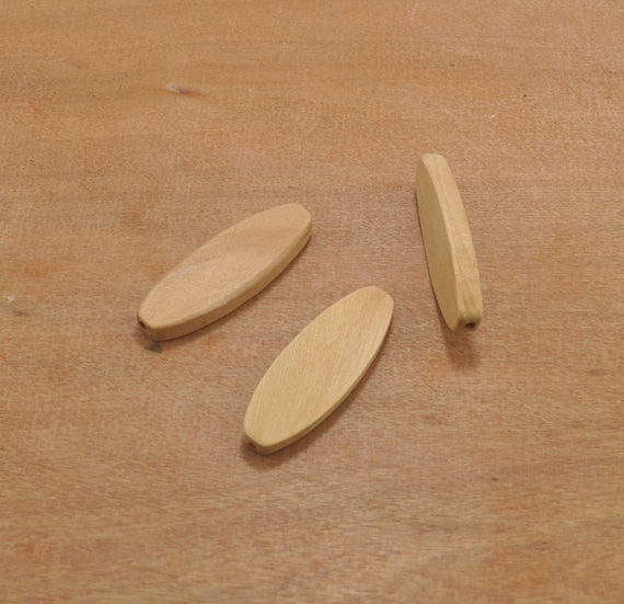 20pcs natural wood beads accessories,flat oval wood link for necklace,wood  pendant,handmade,jewelry making-51x18x7mm