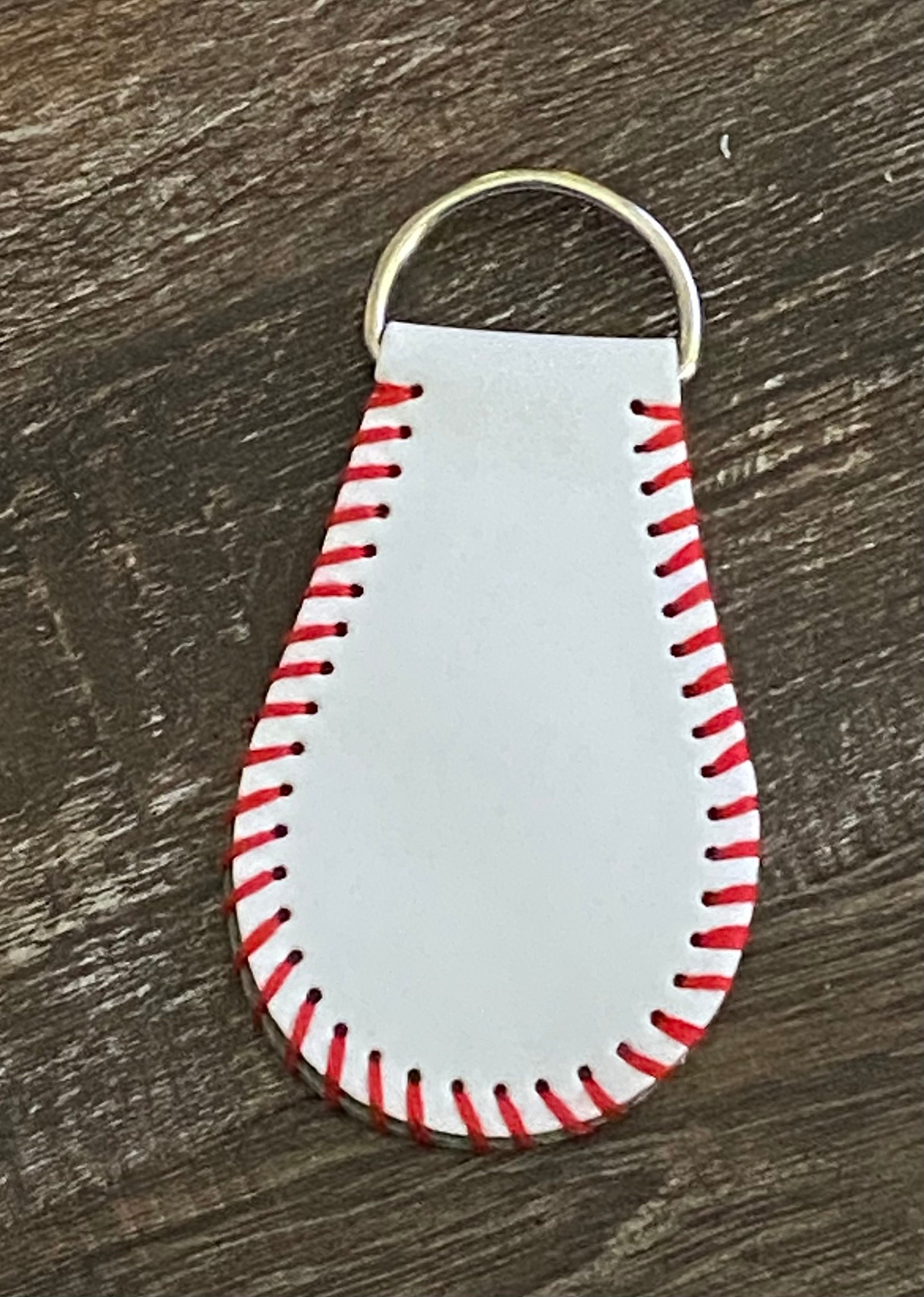 Baseball theme blank keychain. Great for monogramming | Etsy