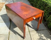 Antique Drop Leaf Table Farmhouse Drop Leaf Table Vintage Drop Leaf Table Early Farmhouse Table Antique Table Farmhouse Table Early